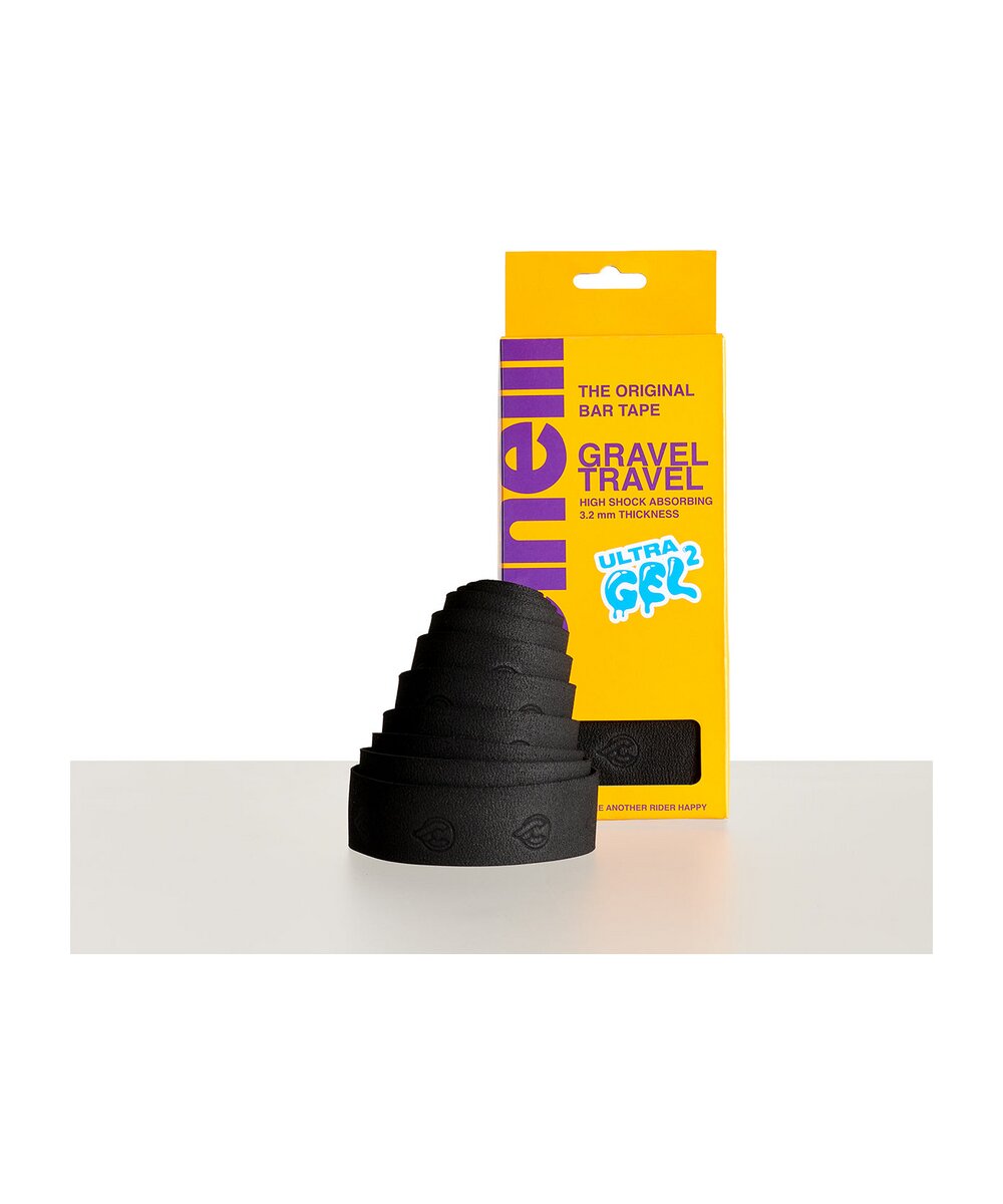 GRAVEL TRAVEL SUEDE GEL BLACK BAR TAPE