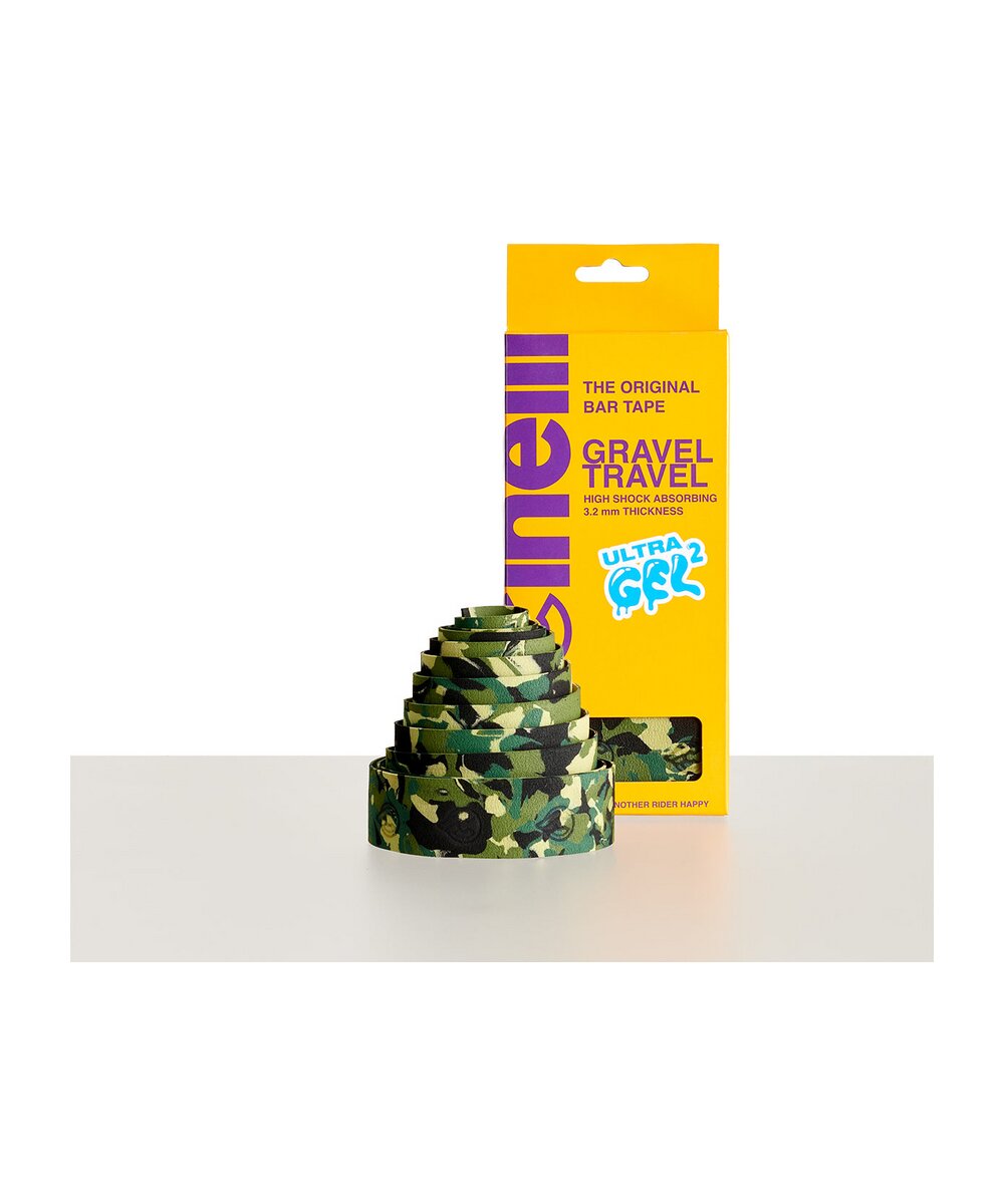 GRAVEL TRAVEL SUEDE GEL CAMOUFLAGE BAR TAPE