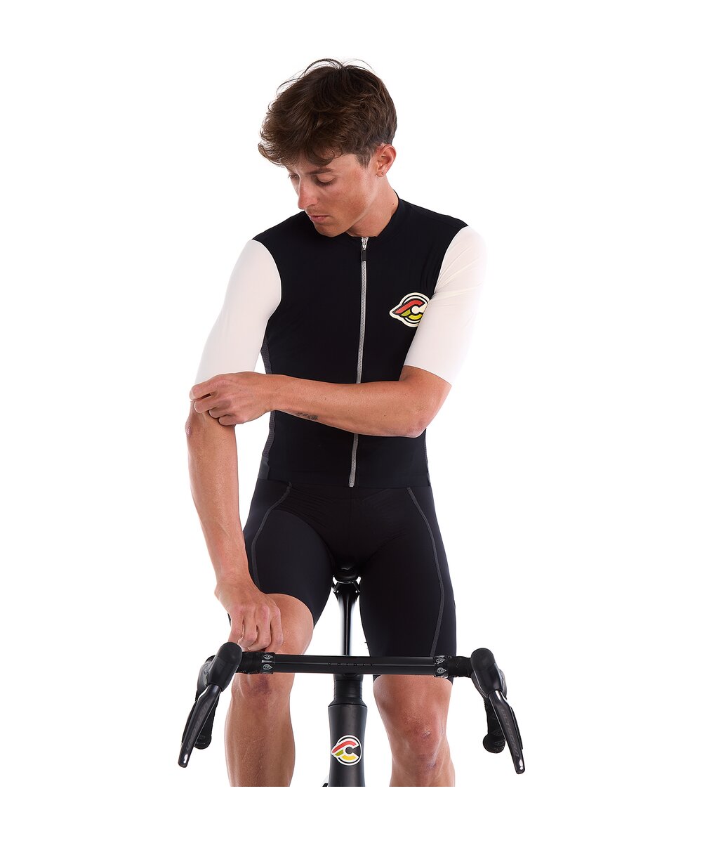 JERSEY SUPERCORSA BLACK AND WHITE