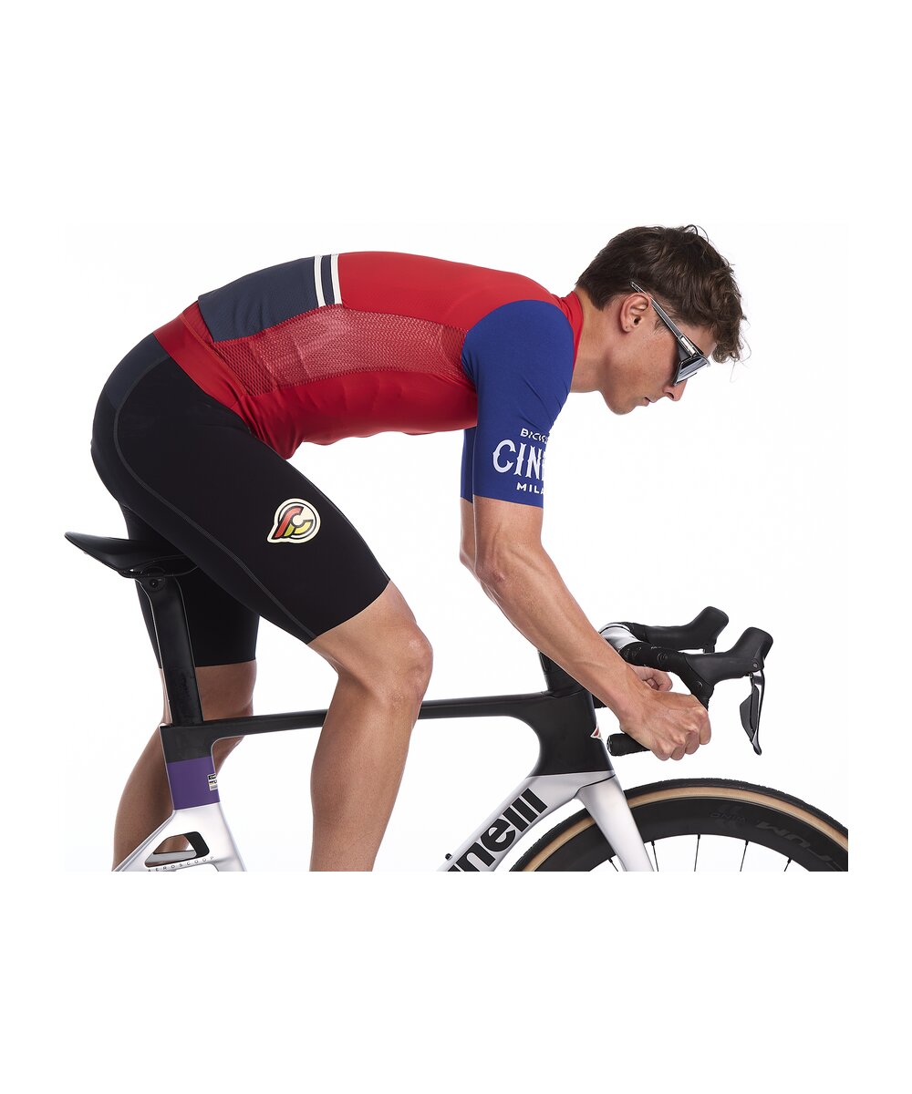 JERSEY SUPERCORSA TARGA RED AND BLUE
