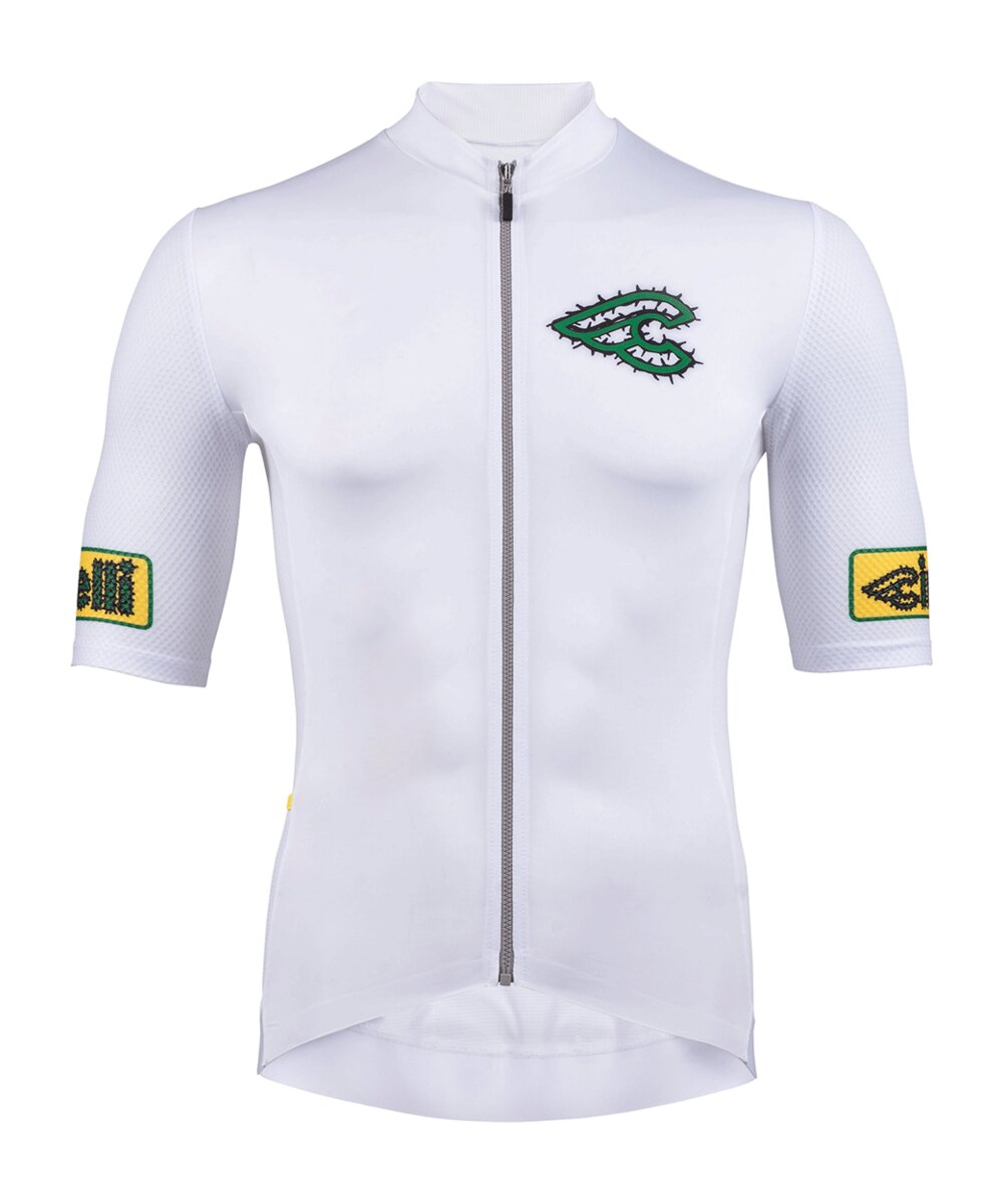 MESH JERSEY TEMPO CACTUS WHITE