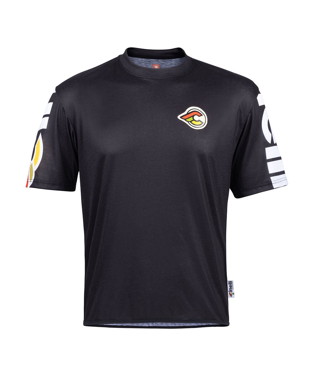 TECH TEE SHORTSLEEVE MEGA LOGO BLACK