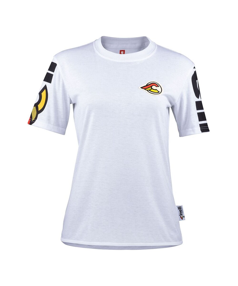 TECH TEE SHORTSLEEVE MEGA LOGO WHITE