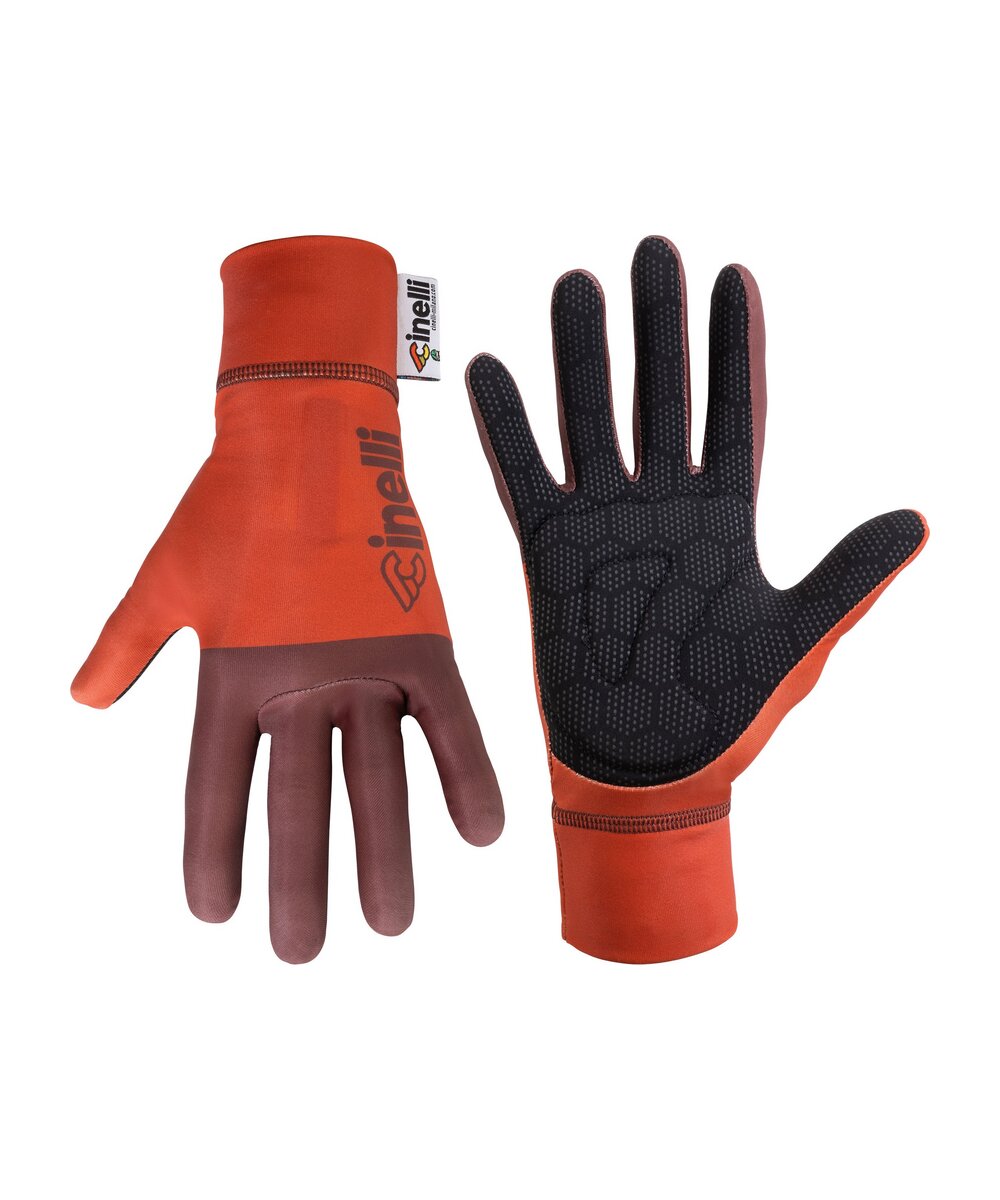 WINTER GLOVES TEMPO BROWN BLOCK