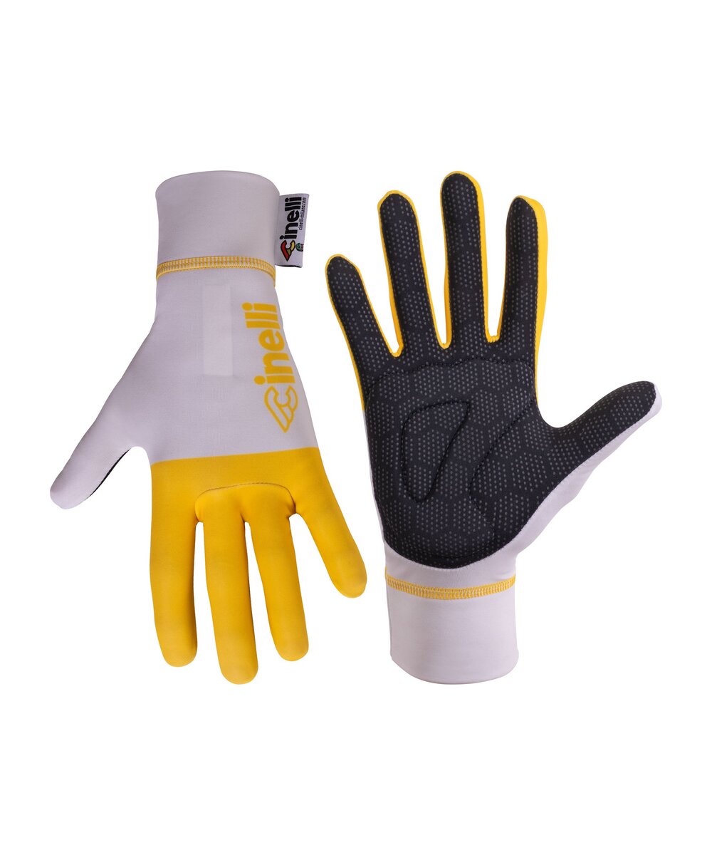 WINTER GLOVES TEMPO YELLOW BLOCK