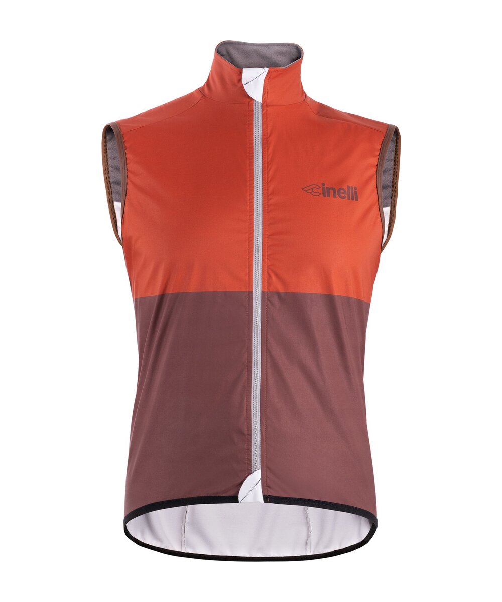 WINTER VEST TEMPO BROWN BLOCK