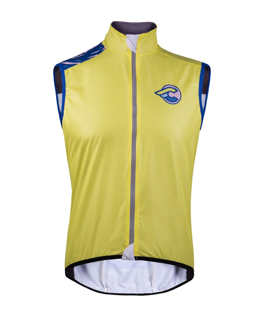 WINTER VEST TEMPO SHANA SADEGHI RAY KITTEN YELLOW
