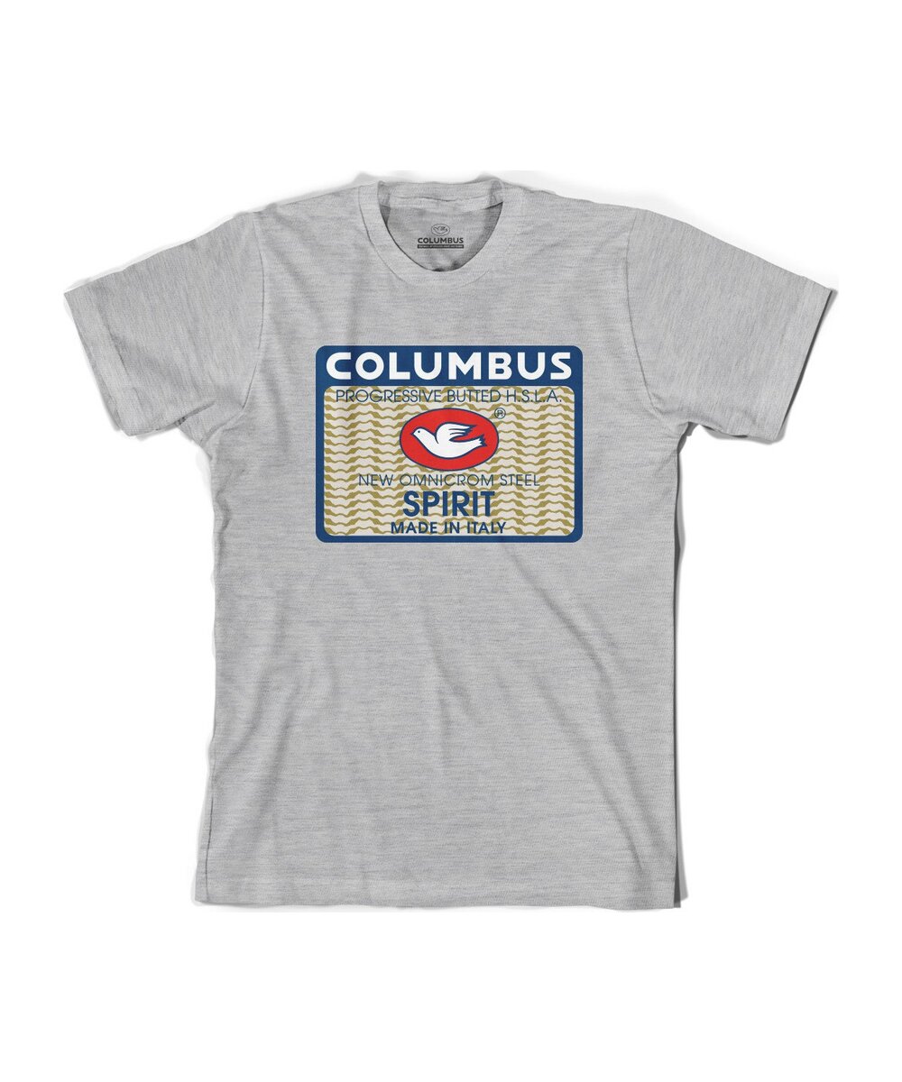 COLUMBUS SPIRIT STEEL GREY T-SHIRT