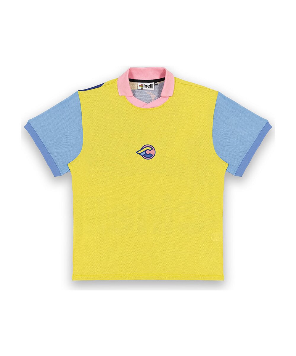 FOOTBALL JERSEY SHANA SADEGHI RAY KITTEN YELLOW & BLUE