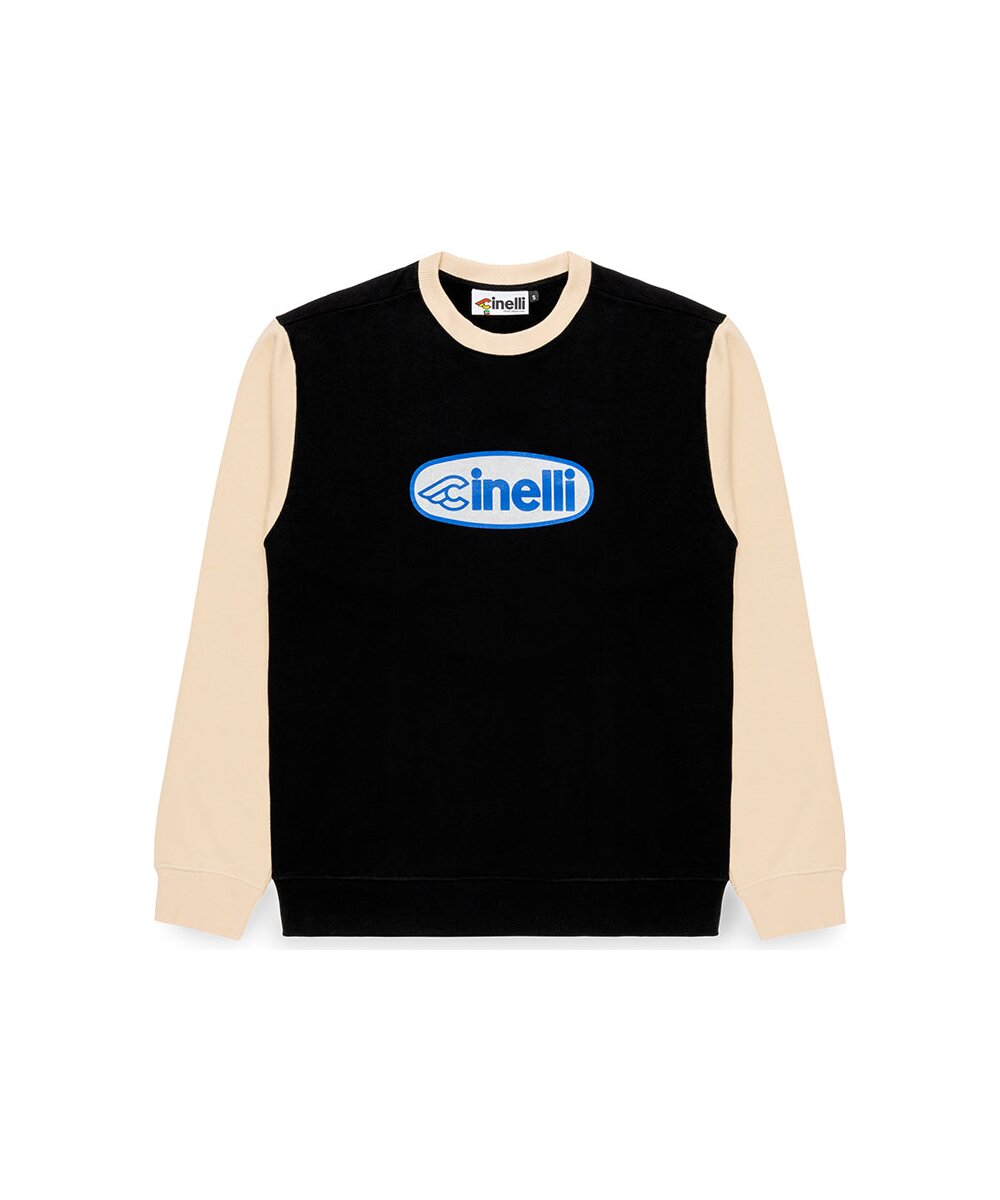 CREWNECK OVAL BLACK & WHITE