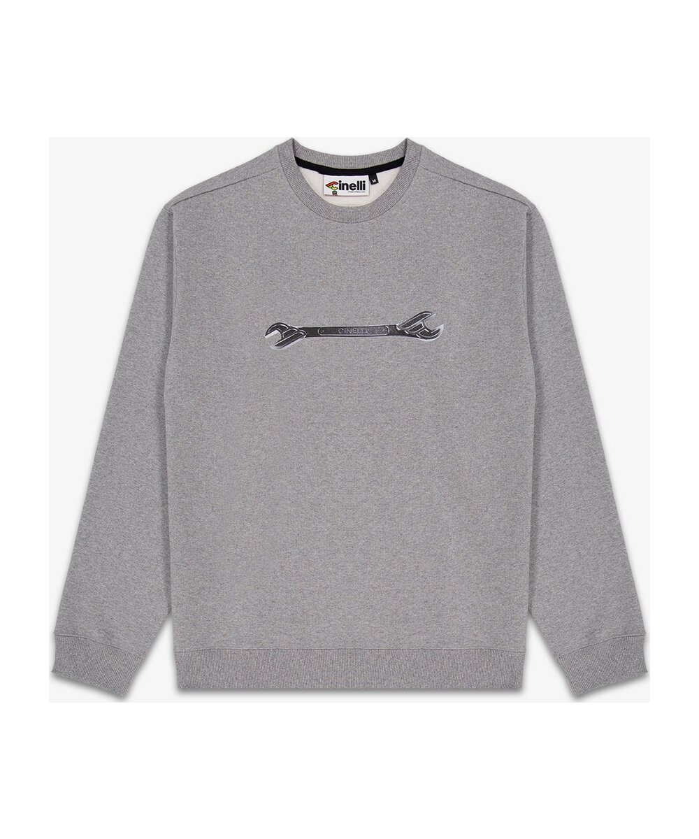 CREWNECK WINGED WRENCH GRAY