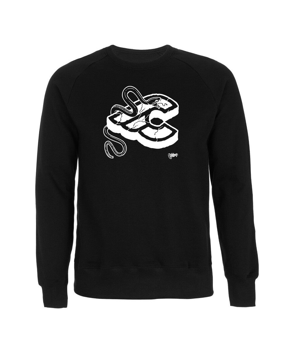 MIKE GIANT BLACK CREWNECK SWEATSHIRT