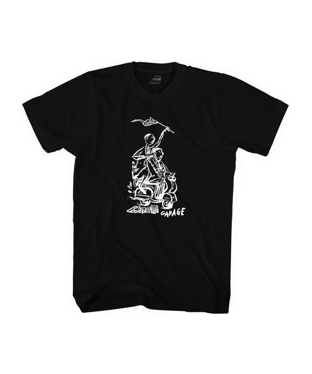RUSS POPE 'GARAGE' BLACK T-SHIRT