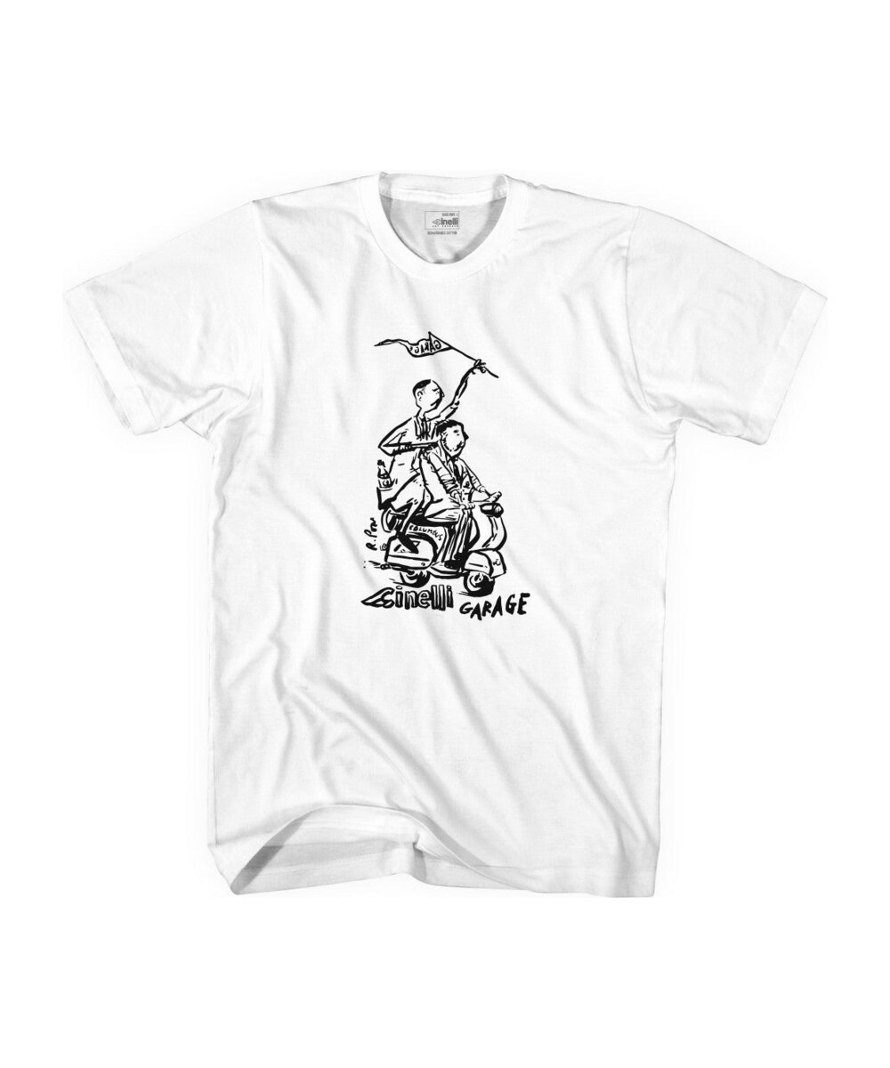 RUSS POPE 'GARAGE' WHITE T-SHIRT