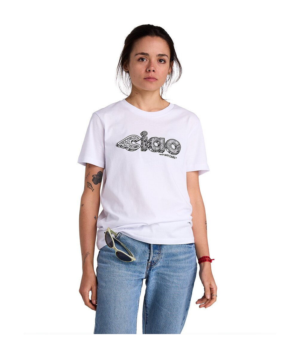 T-SHIRT CHAS CHRISTIANSEN CIAO WHITE