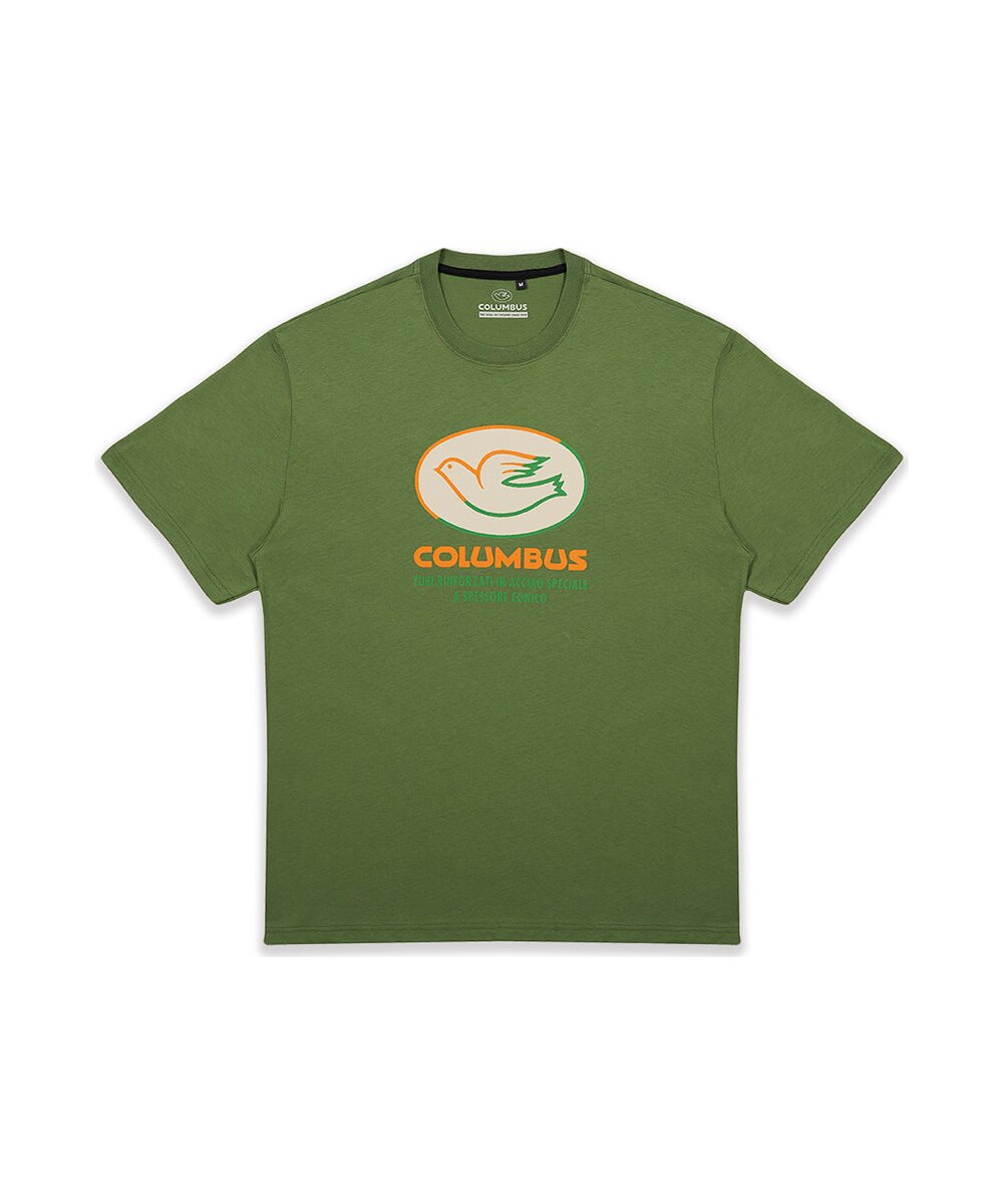T-SHIRT COLUMBUS GREEN BOX GREEN