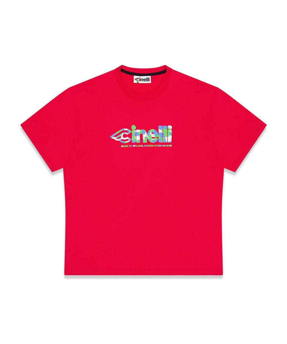 T-SHIRT GLOBAL CYCLING RED