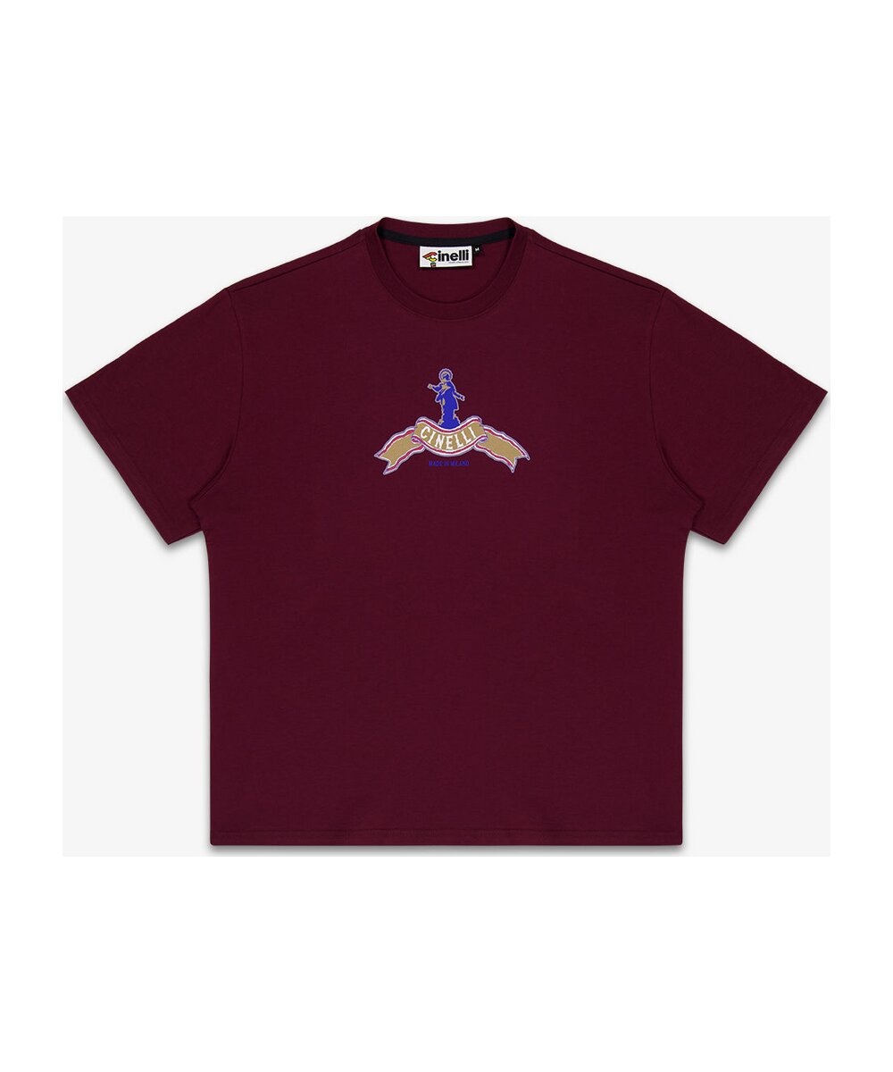 T-SHIRT MADONNINA BURGUNDY