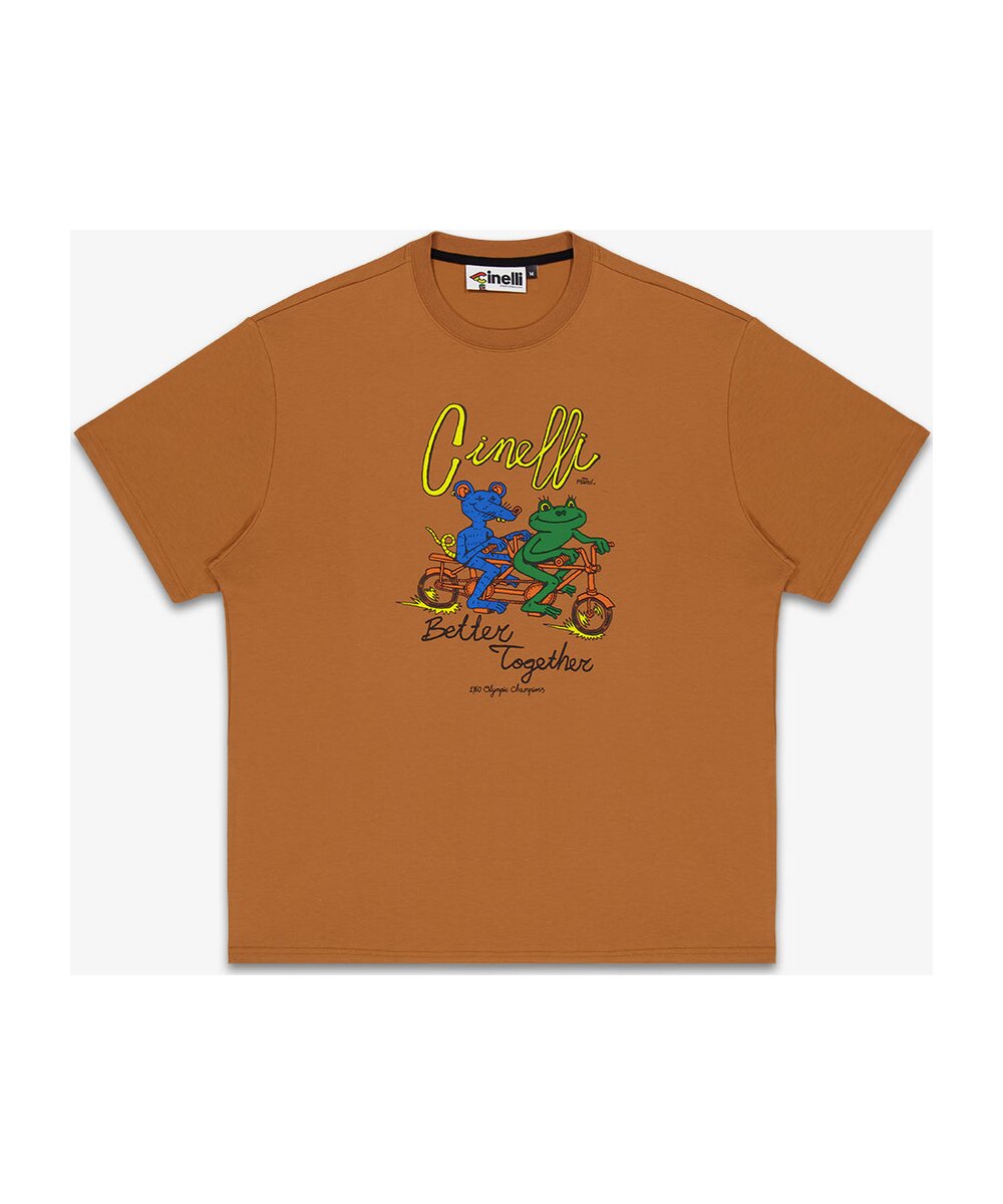 T-SHIRT MELCHER OOSTERMAN BETTER TOGETHER BROWN