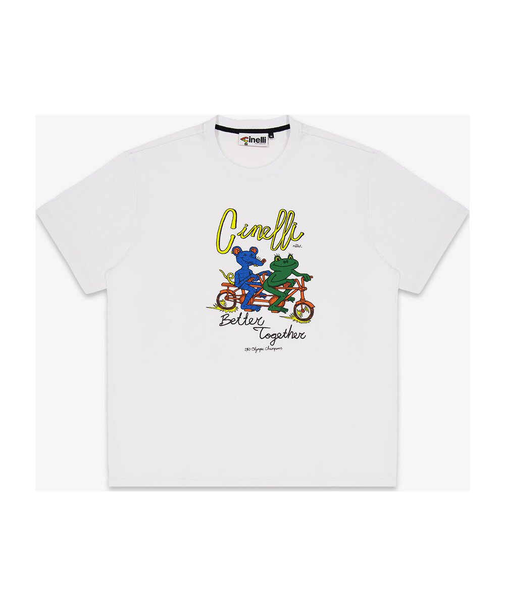 T-SHIRT MELCHER OOSTERMAN BETTER TOGETHER WHITE