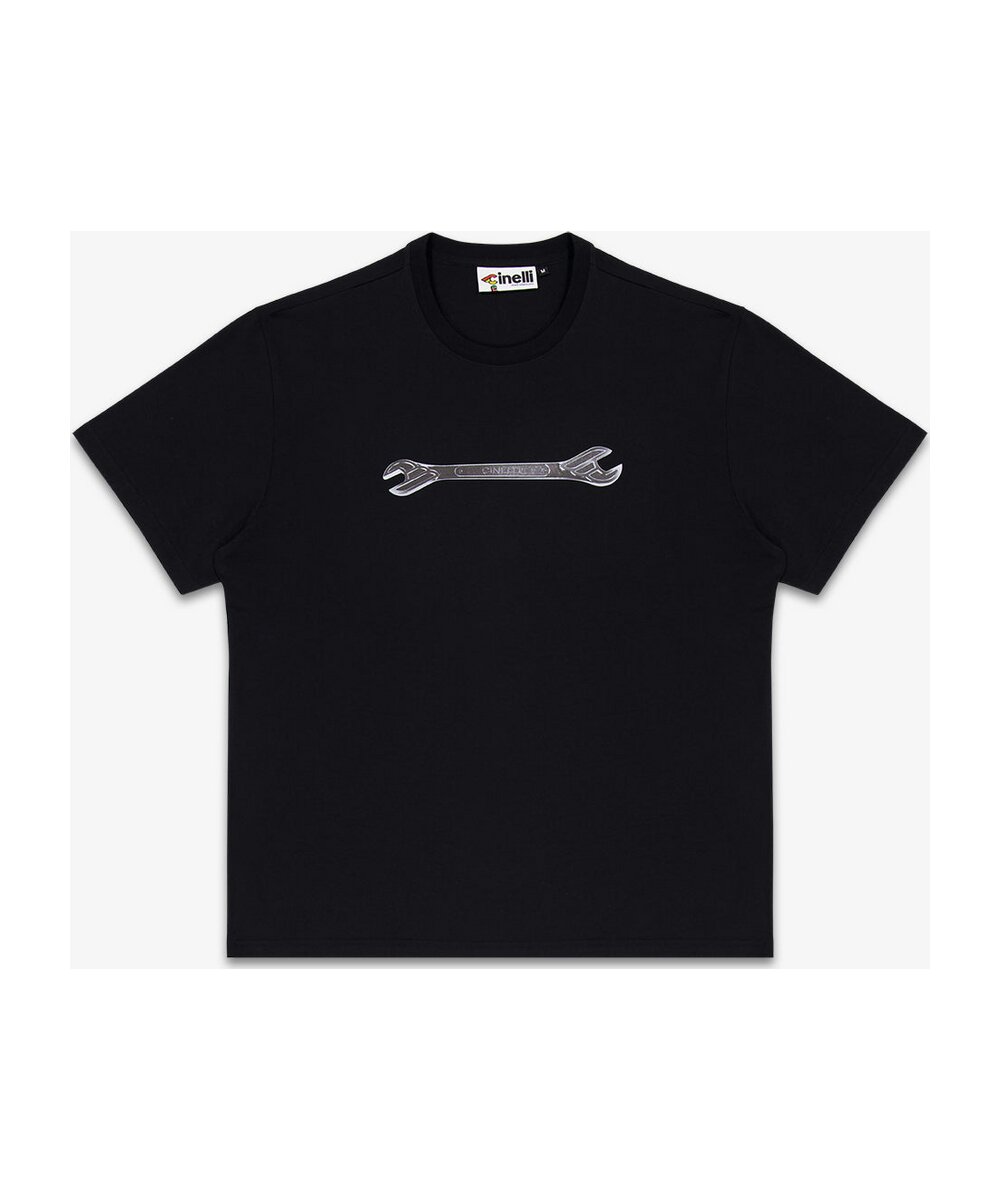 T-SHIRT WINGED WRENCH BLACK